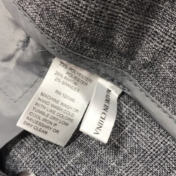 Amanda & Chelsea Straight Leg Grid Print Pants - Picture 5 of 6